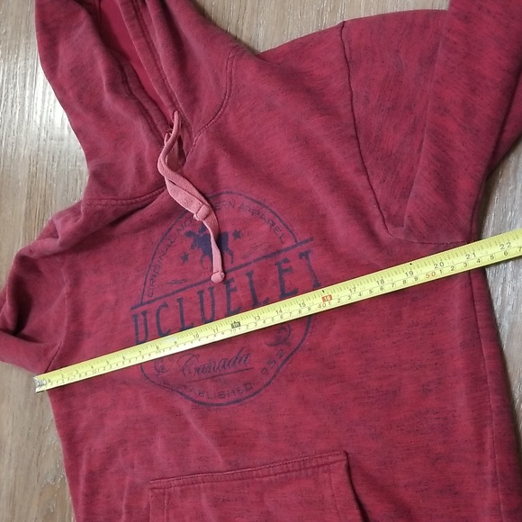 (M) Souvenirs Northern Heathered Graphic Hoodie Travel Canada Loungewear - Picture 6 of 9
